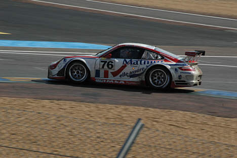 Den vindende Porsche i GT2 klassen.
(Foto: Motorsporten.dk)